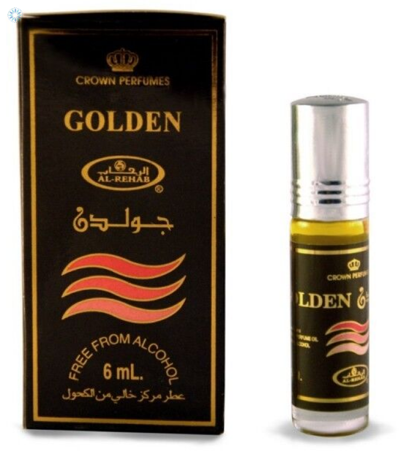 Golden Roll On [6ml Perfume Oil Ittar] By Al-Rehab (Crown Perfumes)